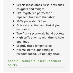 Insect Shield Hoodies!